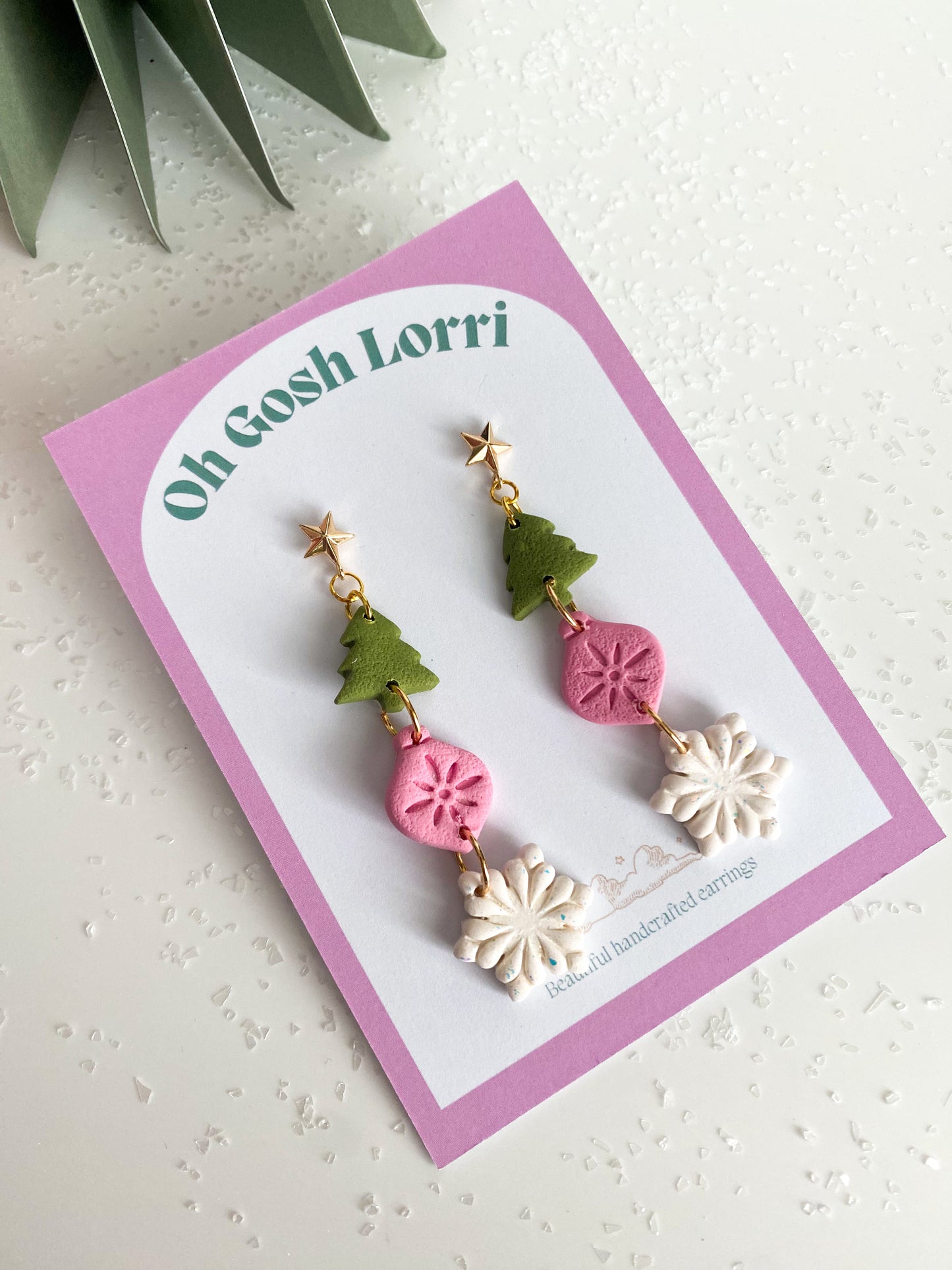 Christmas Dangle Earrings